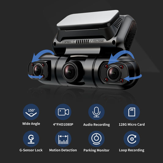 Hainatech 360 Quad Dash Cam