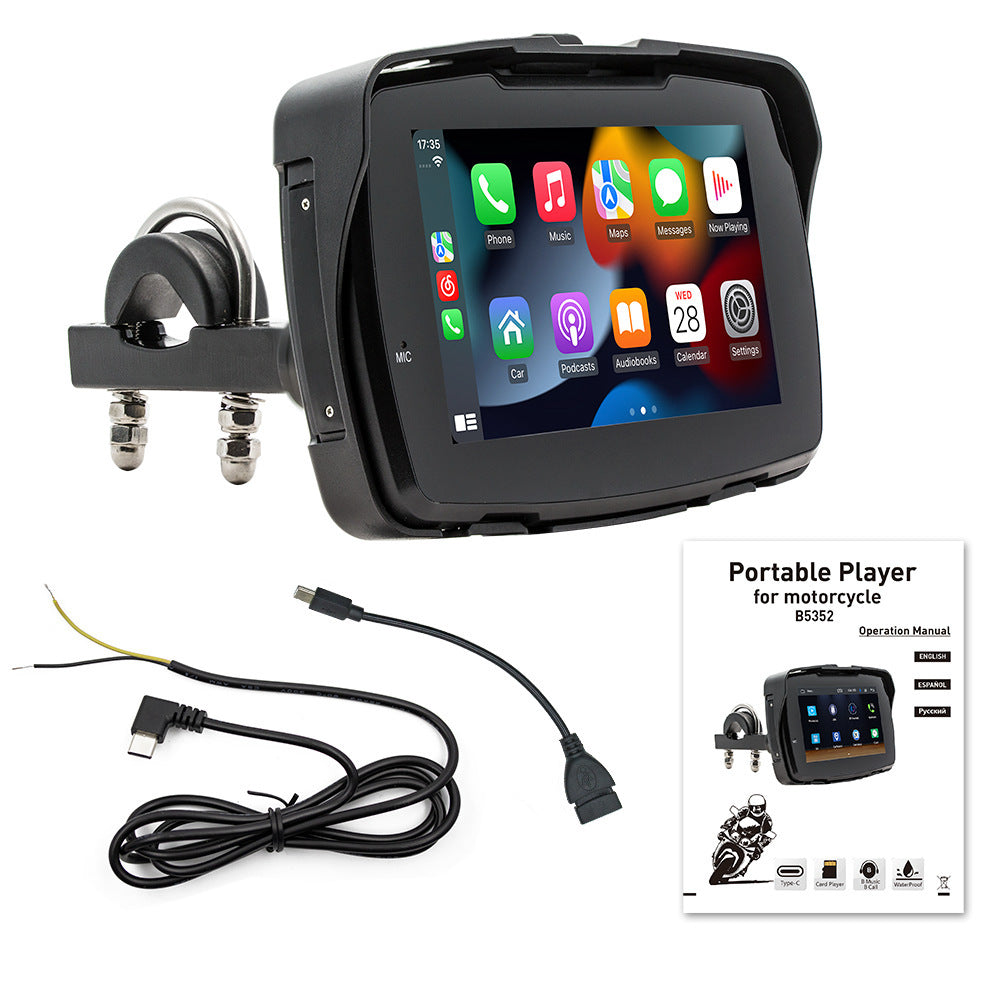 Portable Wireless HD  Carplay Vehicle-mounted MP5 Player
