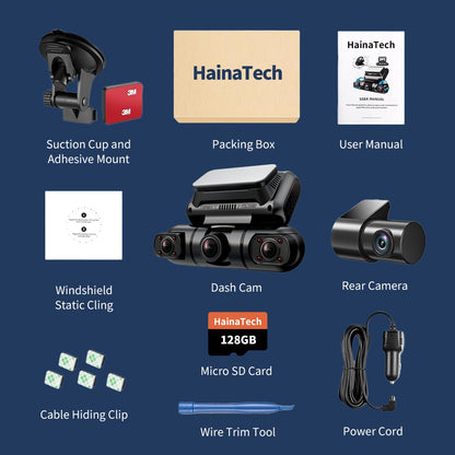 Hainatech 360 Quad Dash Cam
